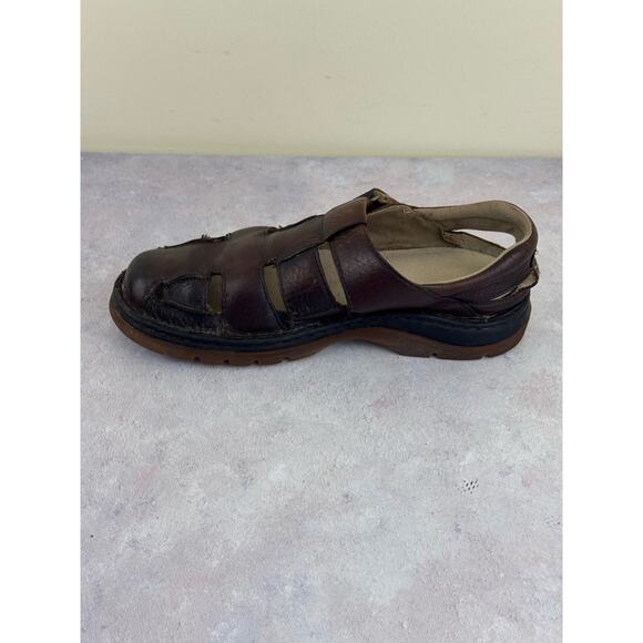 Vintage Dr. Martens Brown Fishermans Sandals EUR Sz 45 US Mens Sz 11 Read main image 8